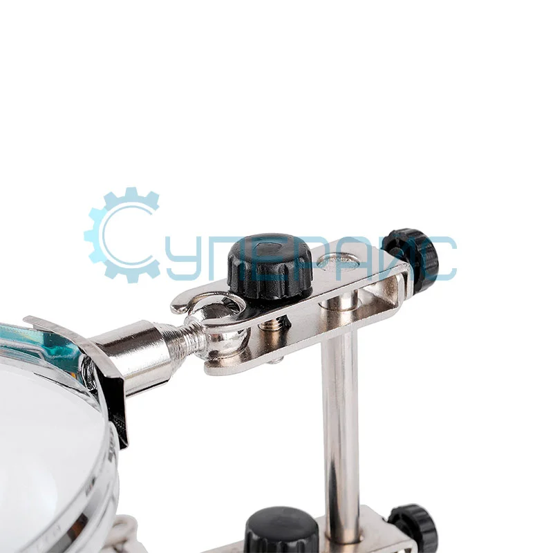 Подставка для пайки Solan 1086 с зажимами и лупой фото 2