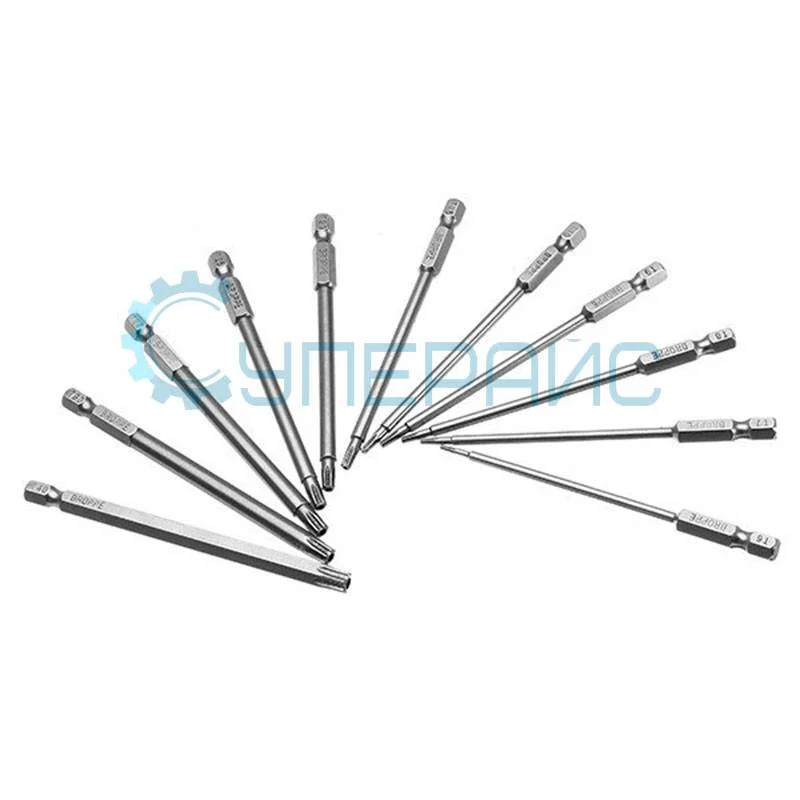 Удлиненные биты звездочки BROPPE Torx 11 шт фото 6