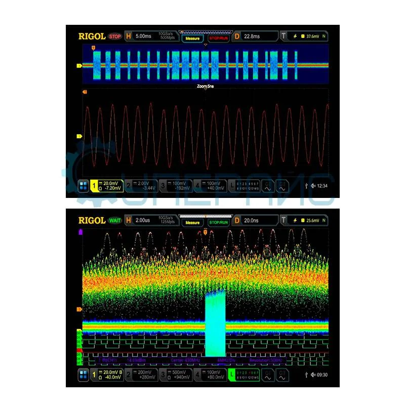 Универсальный цифровой осциллограф Rigol DS7024 (4 канала, 200 МГц) фото 8