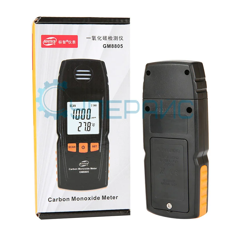 Анализатор окиси углерода Benetech GM8805 фото 5