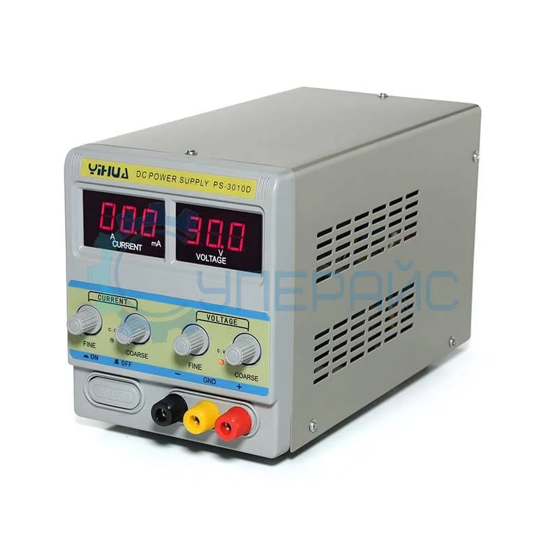 Источник питания постоянного тока YIHUA-3010D (30 В, 10 А) фото 1