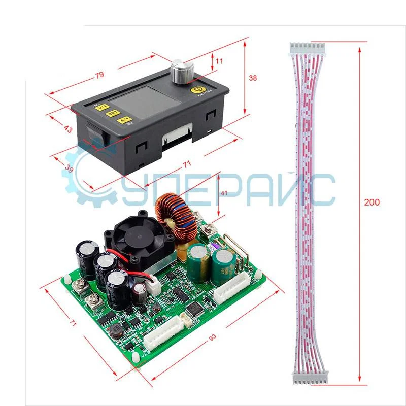 DC-DC конвертер RuiDeng RIDEN DPS5015-USB-BTс Bluetooth, USB модулями фото 6