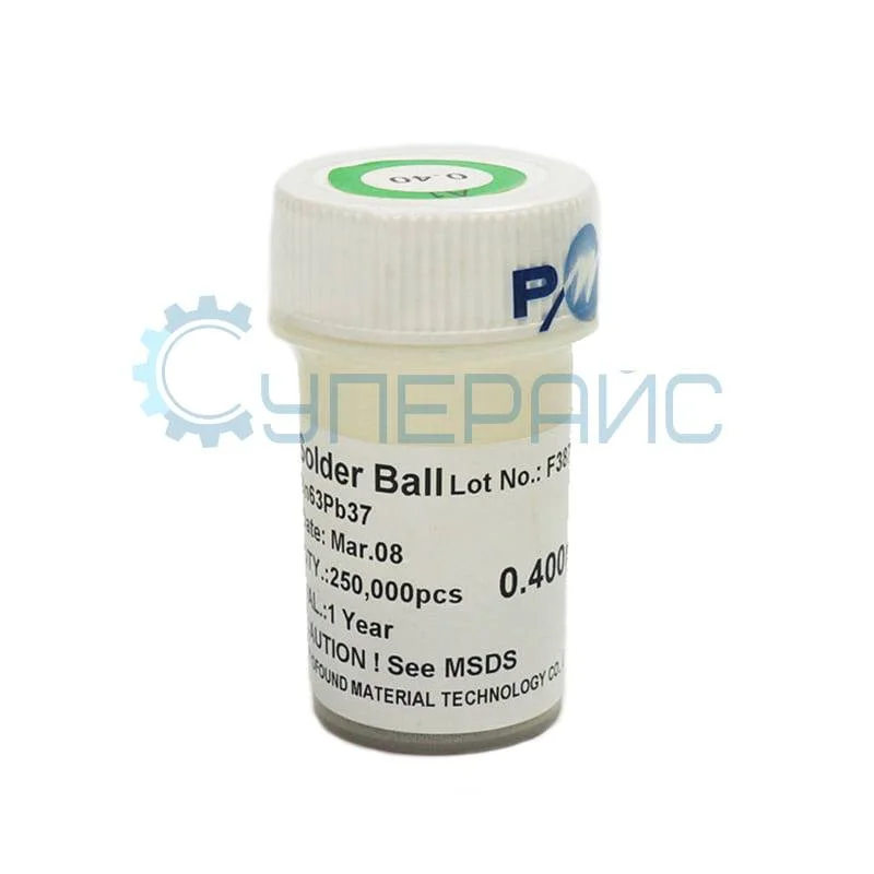 BGA шарики припоя для реболлинга 0,4 мм. 250000 шт. фото 1