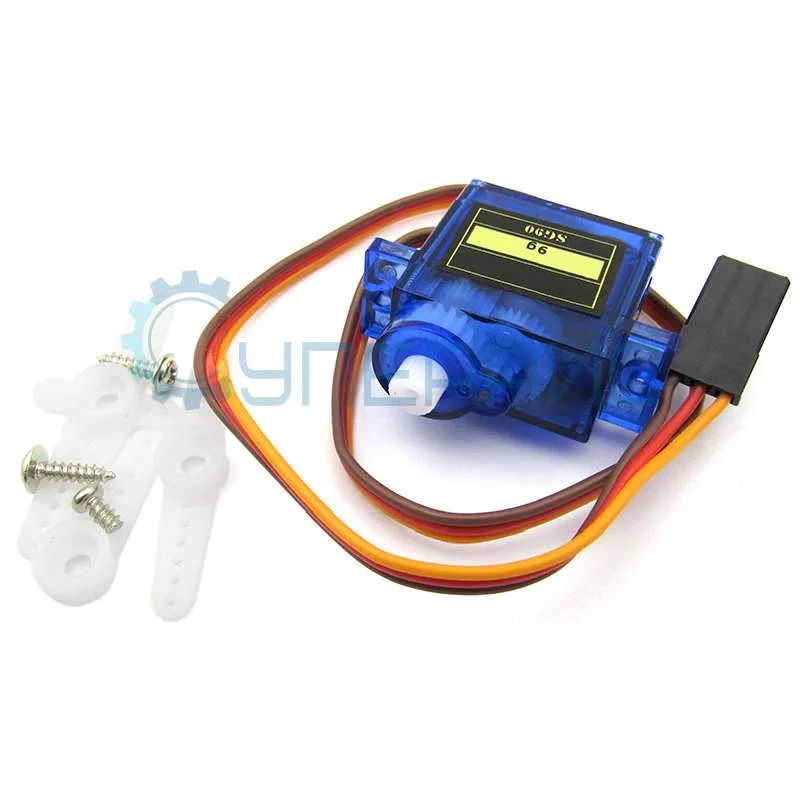 Аналоговый сервопривод SG90 Micro Servo фото 1