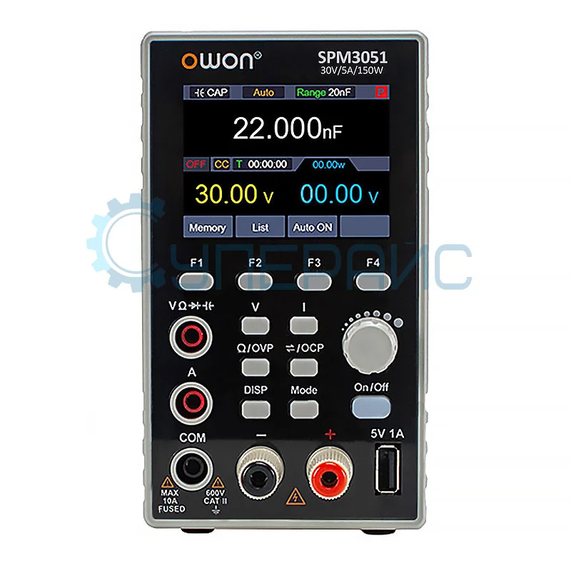 Регулируемый блок питания OWON SPM3051 (30В, 5А) фото 2