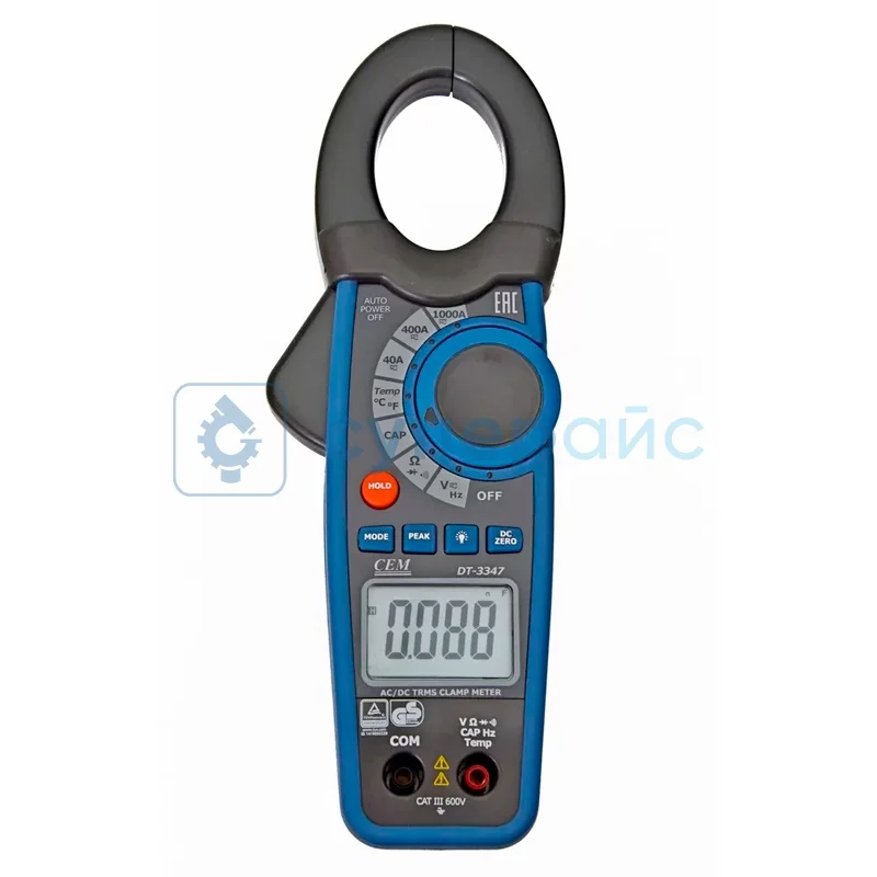 Токоизмерительные клещи цифровые CEM DT-3347 фото 1