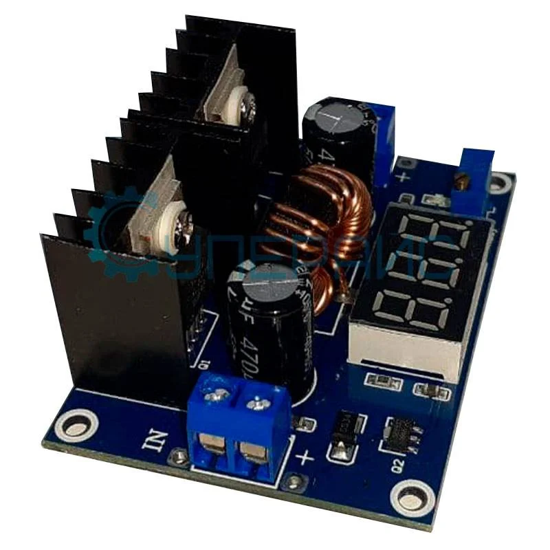 Регулируемый преобразователь напряжения (DC-DC) XL4016 с индикатором фото 2