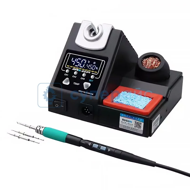 Паяльная станция цифровая AIFEN A5Pro с паяльником C115 фото 1