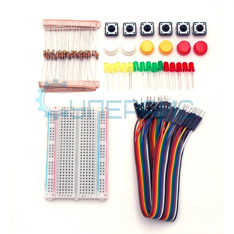 Стартовый набор Starter Kit Basic с контроллером UNO R3, совместимым со средой Arduino, и 3 уроками фото 3