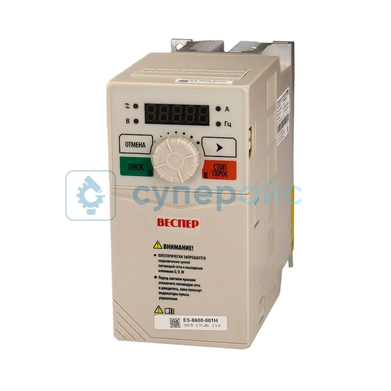 Преобразователь частоты Веспер Е5-8600 0.75 кВт -001H фото 1