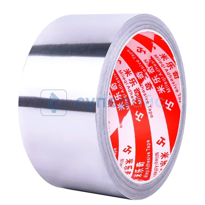 Клейкая лента из алюминиевой фольги 48мм/20м фото 1