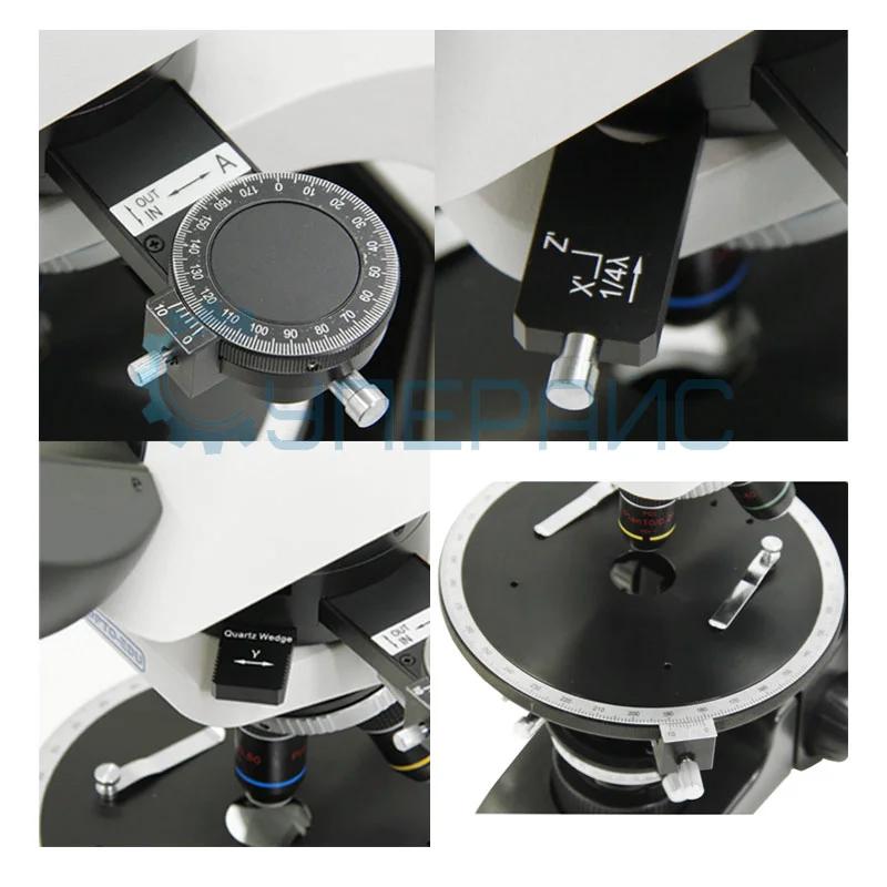 Поляризационный микроскоп Opto-Edu A15.0701-TR-T с проходящим и отражающим светом фото 5