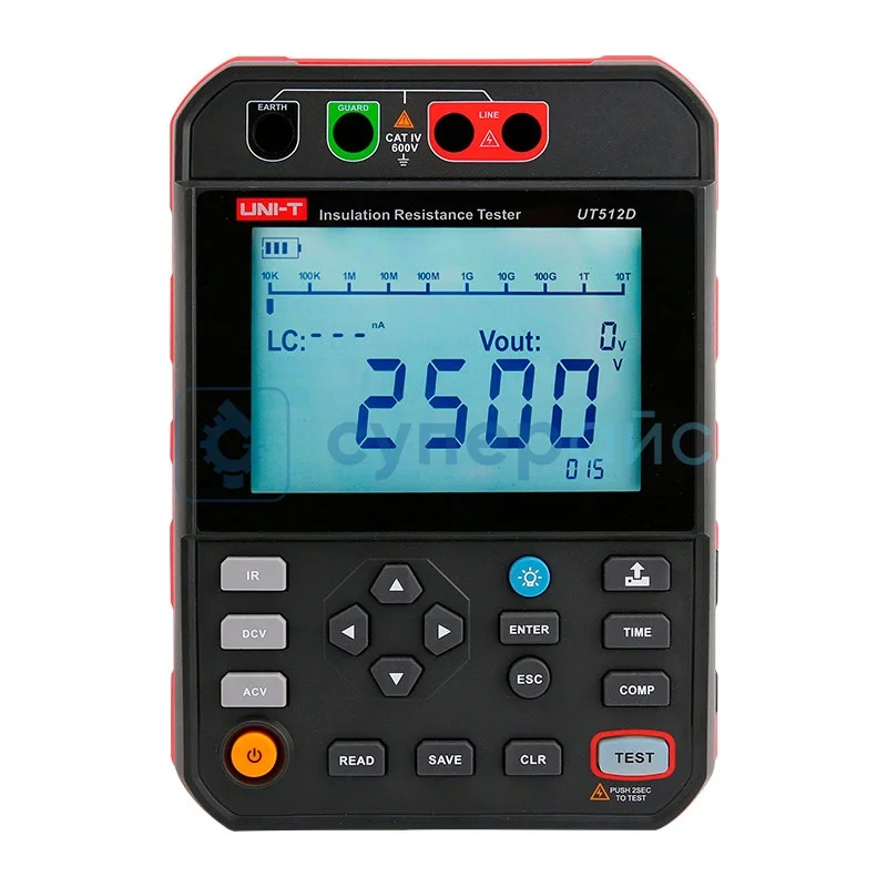 Тестер сопротивления изоляции UNI-T UT512D фото 1