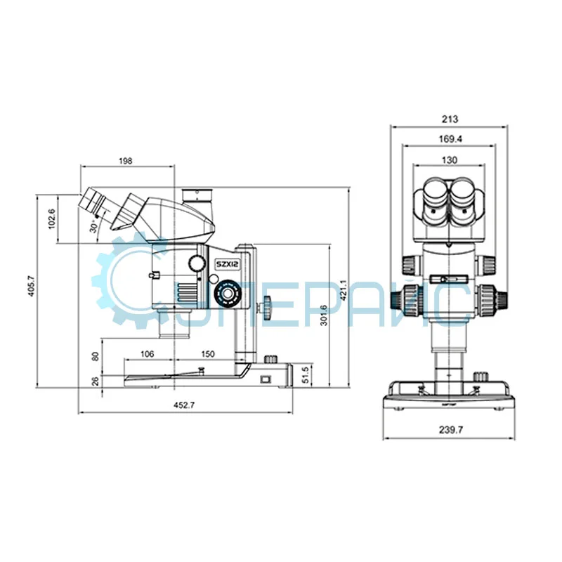Тринокулярный стереомикроскоп Opto-Edu A23.0910-B10 фото 9