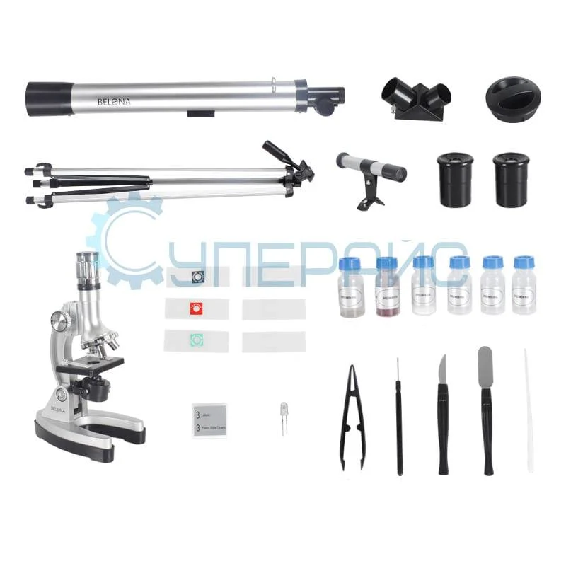 Набор 2 в 1 BELONA BL-TX1200 микроскоп + телескоп фото 2