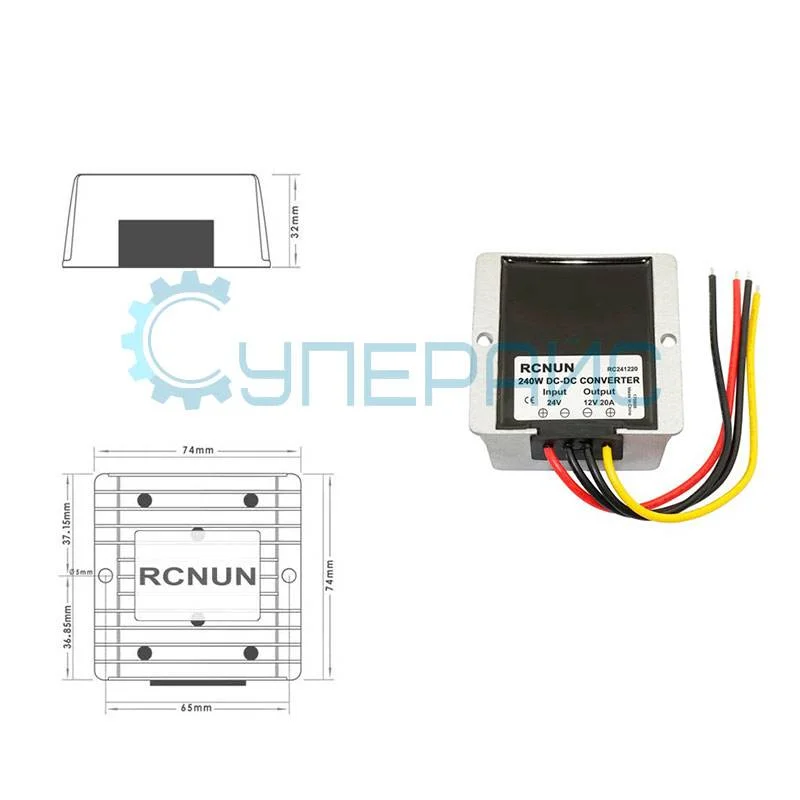 Понижающий модуль питания RCNUN WG-24S1220 (RC241220) фото 7