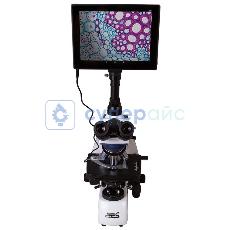 Тринокулярный микроскоп Levenhuk MED D35T LCD фото 3