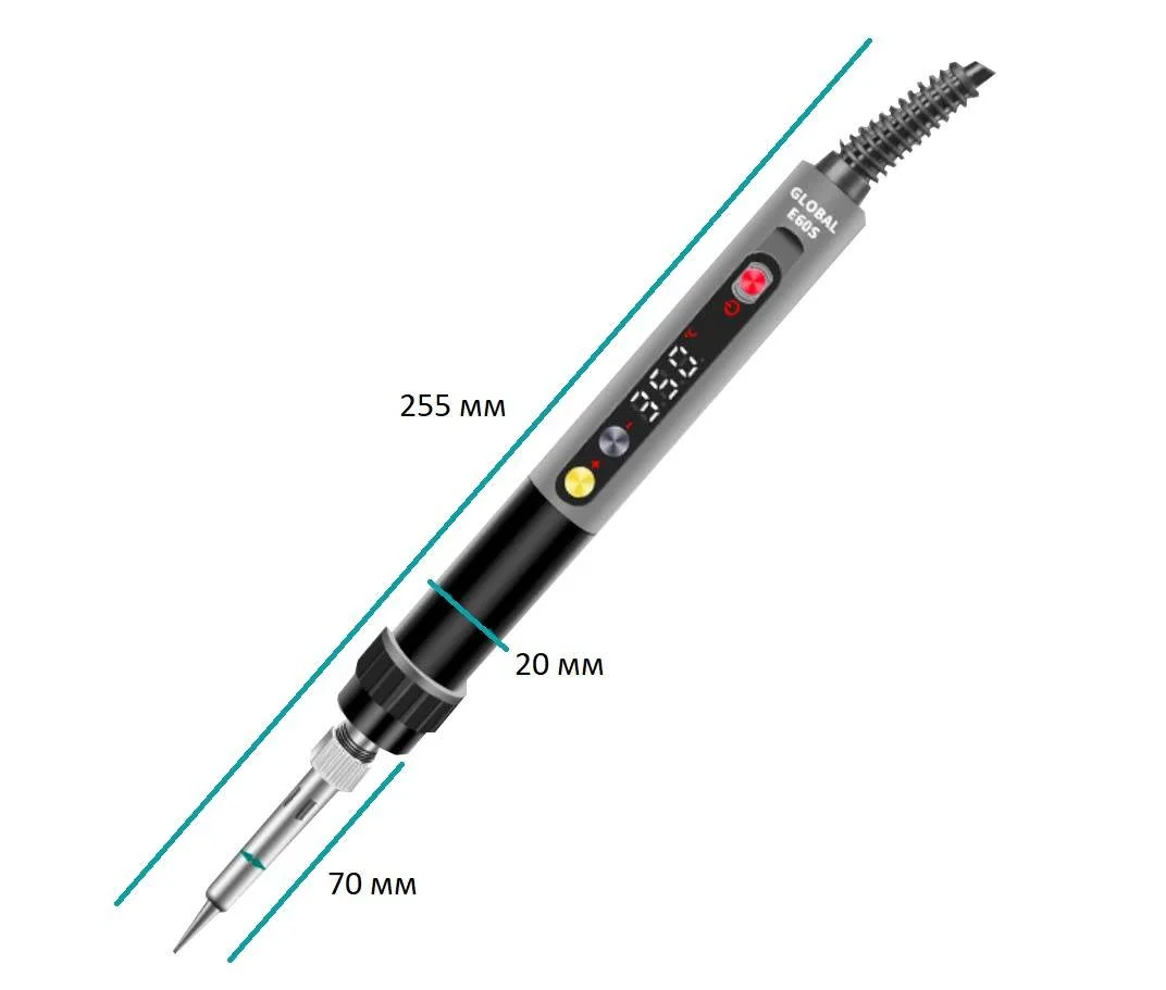 Цифровой паяльник с режимом сна CXG E60S, 60 Вт фото 1