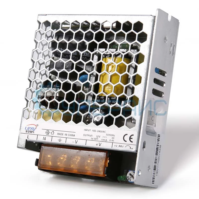 Блок питания Leyu LRS-35-15 (12 В, 3 А, 36 Вт) фото 2
