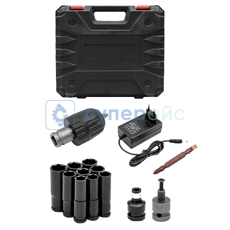 Аккумуляторный гайковерт HiLDA 21V с комплектом головок фото 2