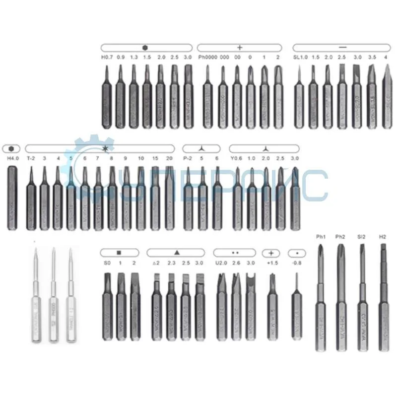 Аккумуляторная отвертка Wowstick 1F+ с добавочными битами фото 3