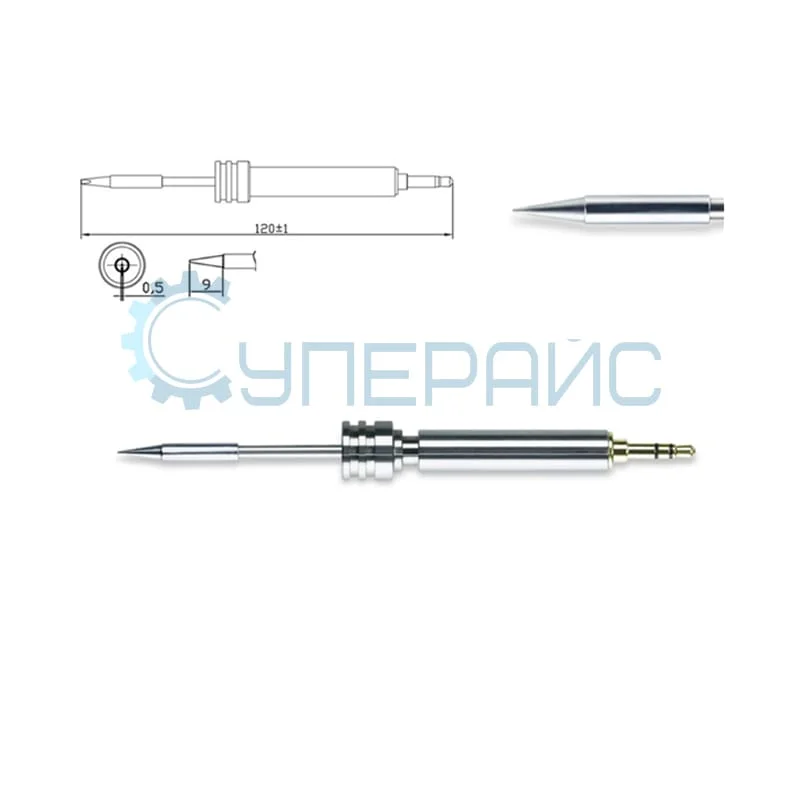 Картриджное паяльное жало ATTEN T10-0.5I фото 1