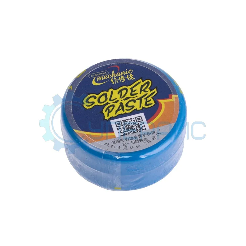 Паяльная паста MECHANIC V3B45 легкоплавкая (20 г, в банке) фото 1