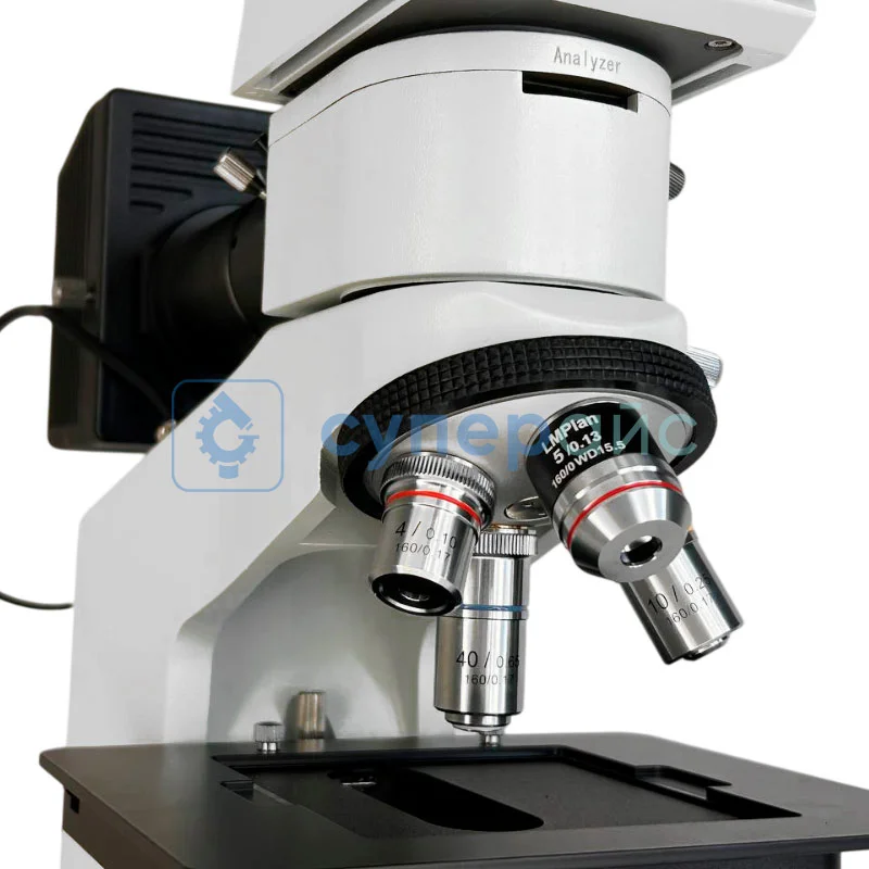 Цифровой металлографический микроскоп AmScope ME580TC-PZ-2L-10M фото 9