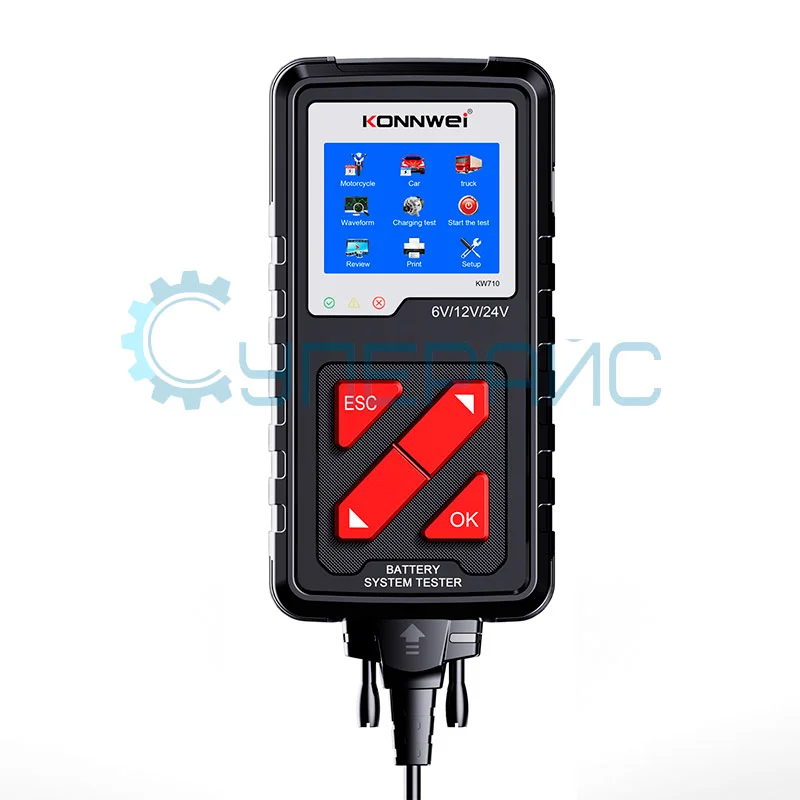 Тестер аккумуляторных батарей Konnwei KW710 фото 3