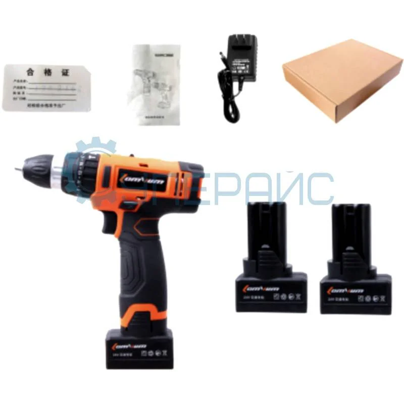 Дрель-шуруповерт Lomvum LV-8624ST с двумя аккумуляторами фото 1