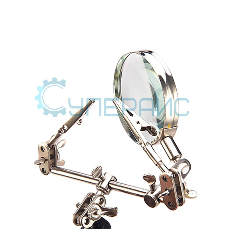 Зажим для пайки Jixingda с лупой фото 3