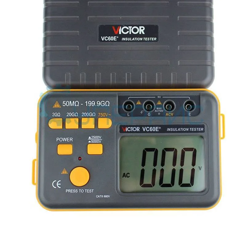Портативный мегаомметр VICTOR VC60E+ фото 1