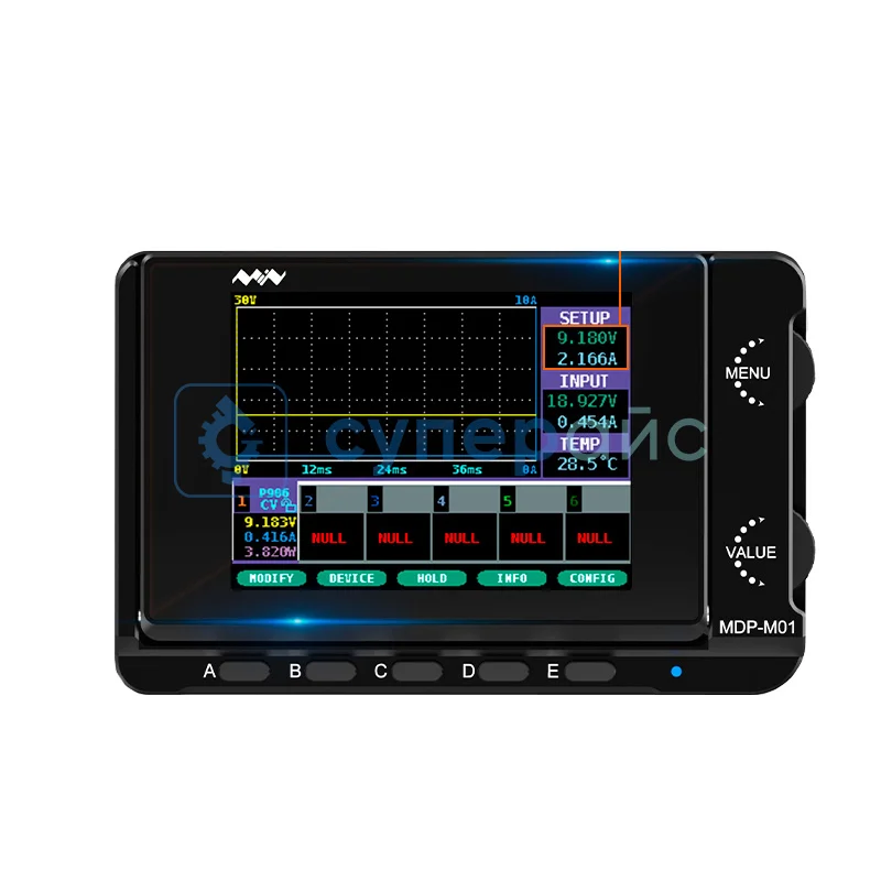 Модульный лабораторный блок питания Miniware MDP-XP фото 1