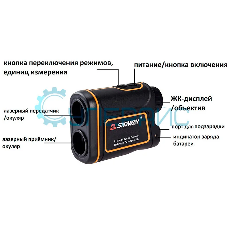 Лазерный дальномер SNDWAY SW-600A фото 8