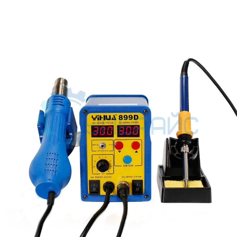Паяльная станция YIHUA 899D с термофеном фото 1