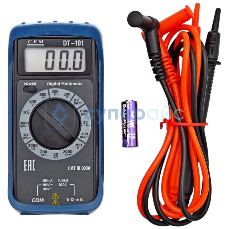 Цифровой мультиметр CEM DT-101 фото 3