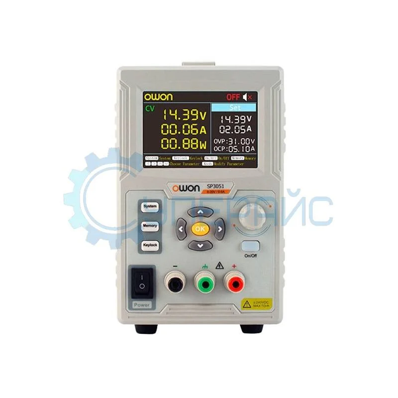 Цифровой лабораторный блок питания OWON SP3051 (30В, 5А) фото 1