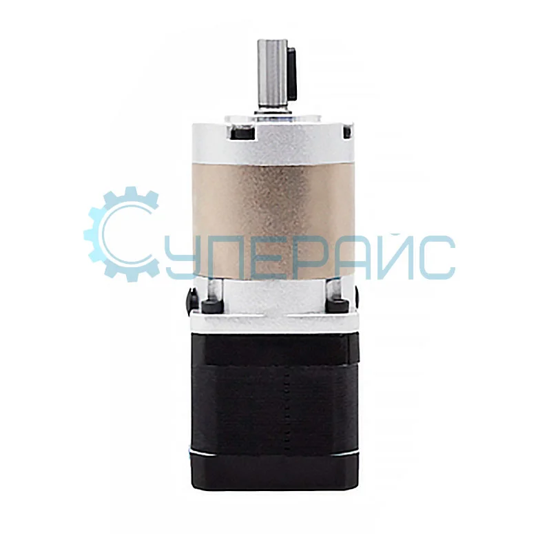 Мотор шаговый с редуктором (1:10) UMot 42HSC1409 (NEMA 17) фото 2