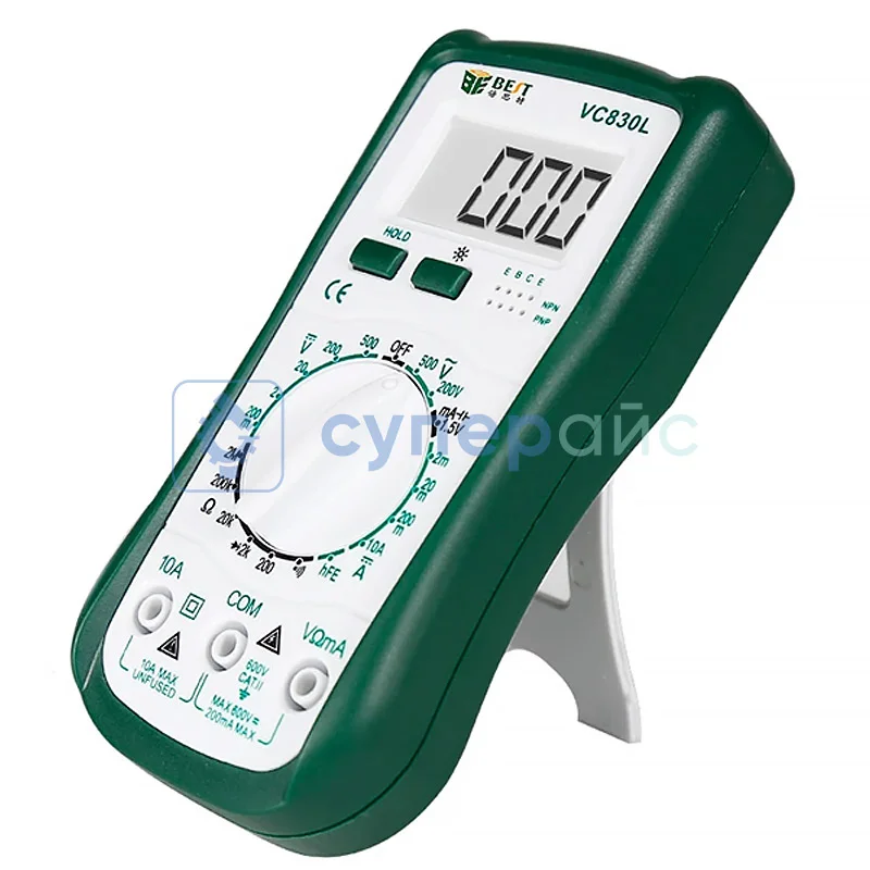 Мини мультиметр с подсветкой BEST BST-VC830L фото 1