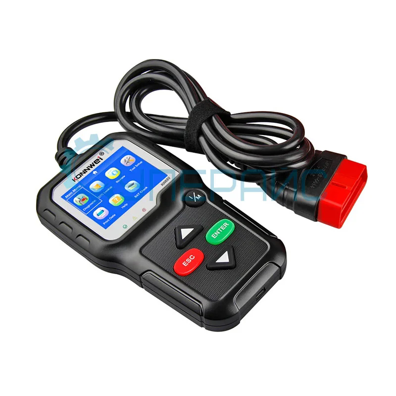 Автосканер Konnwei KW680 с поддержкой OBDII протоколов, чтение и стирание кодов неисправностей фото 1