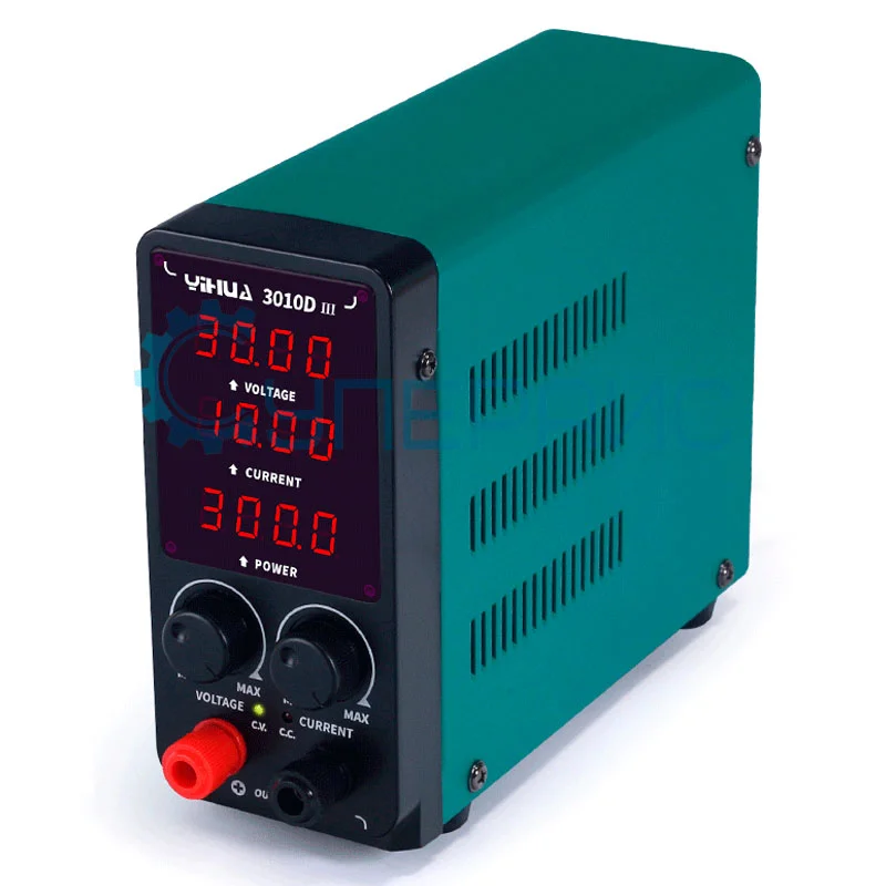 Лабораторный блок питания с цифровым дисплеем YIHUA 3010D-III (30 В, 10 А, 300 Вт) фото 2