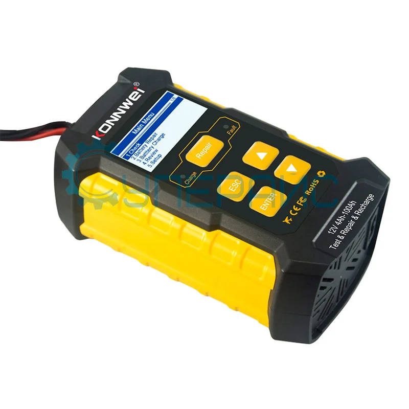 Анализатор автомобильных аккумуляторных батарей Konnwei KW510 фото 3