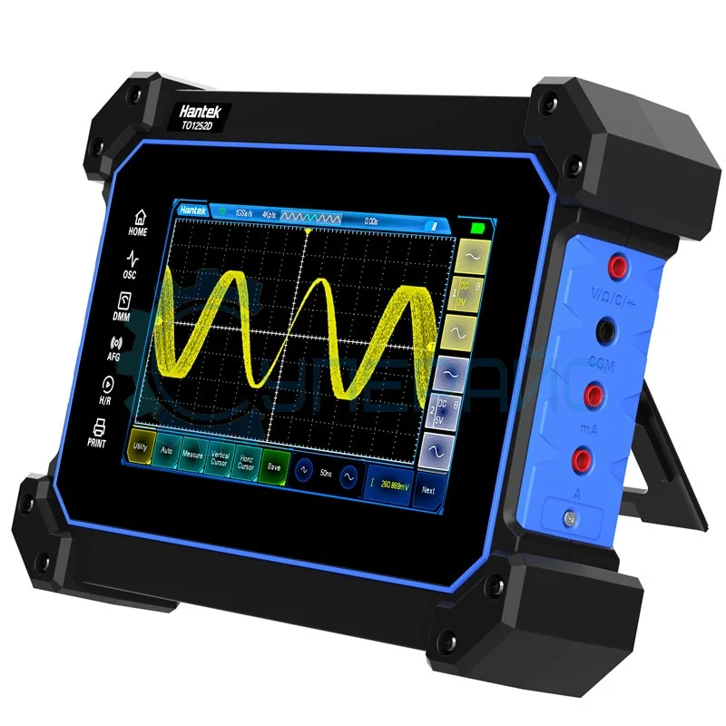 Двухканальный осциллограф Hantek TO1252D с генератором сигналов фото 1