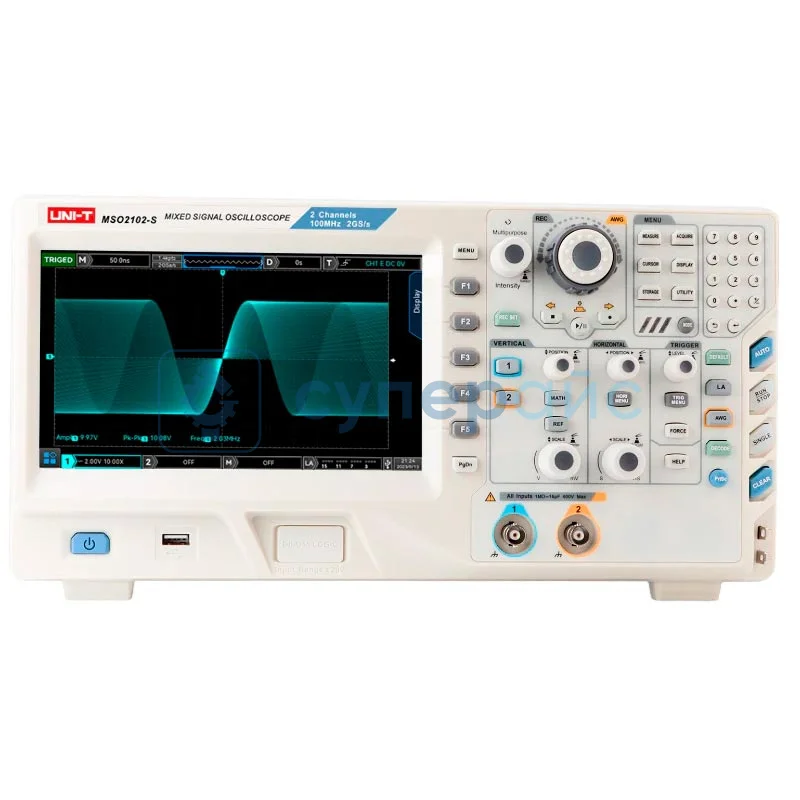 Осциллограф смешанных сигналов UNI-T MSO2102-S фото 1