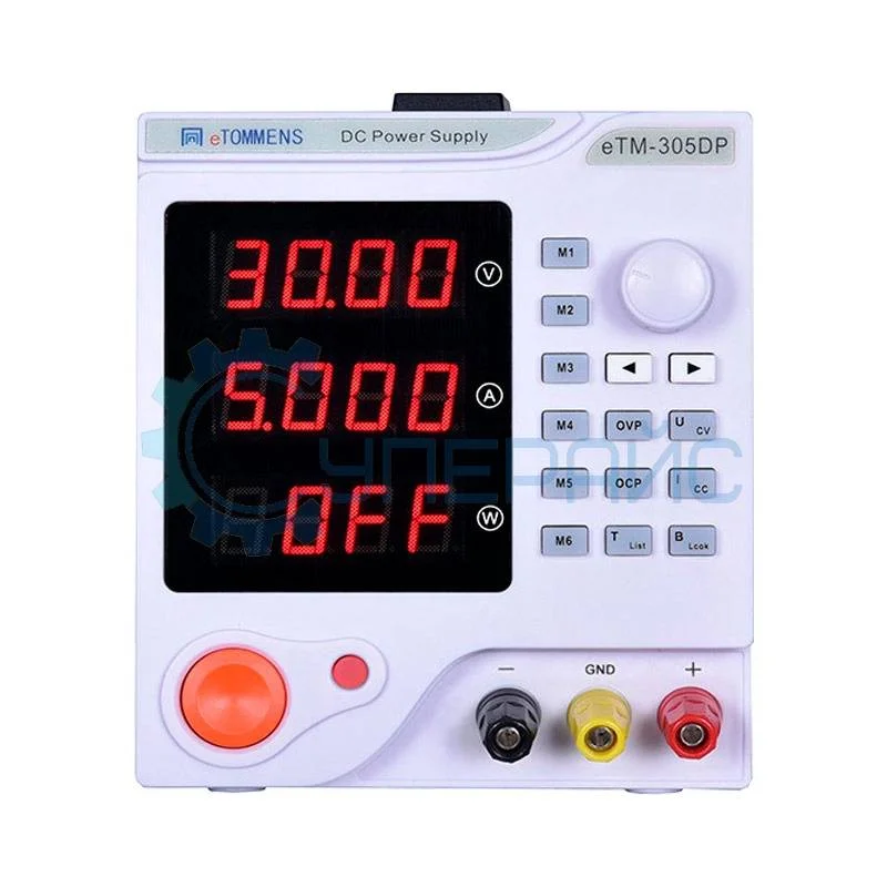 Одноканальный трансформаторный блок питания eTOMMENS eTM-305DP (30В, 5А) фото 1