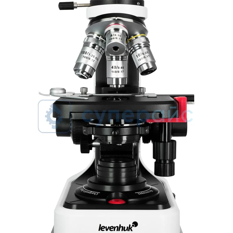 Биологический тринокулярный микроскоп Levenhuk 450T фото 4