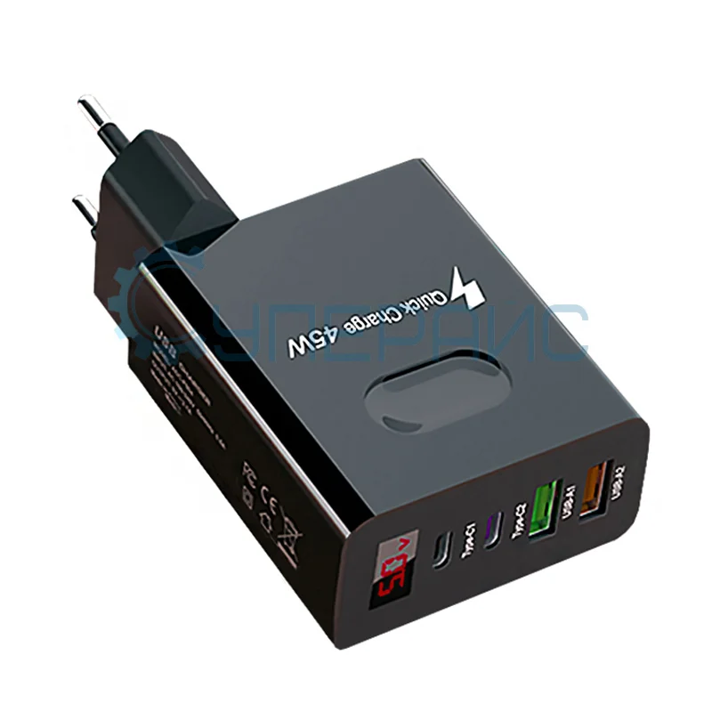 Зарядный блок ADC-F004 с дисплеем фото 1