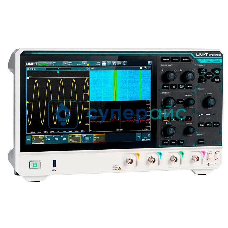 Профессиональный осциллограф UNI-T UPO2074HD фото 1