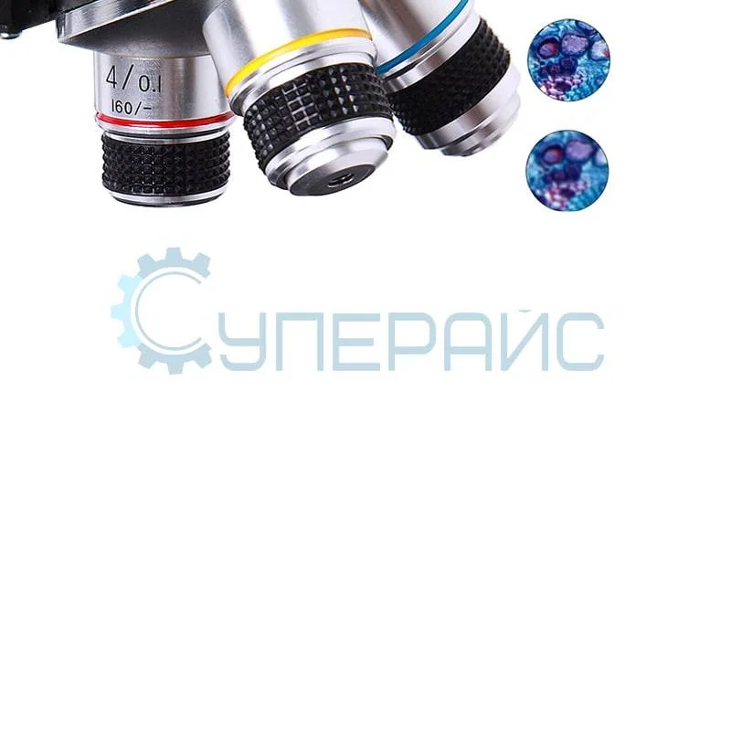 Биологический монокулярный микроскоп XSP - 03 (1600x) фото 2