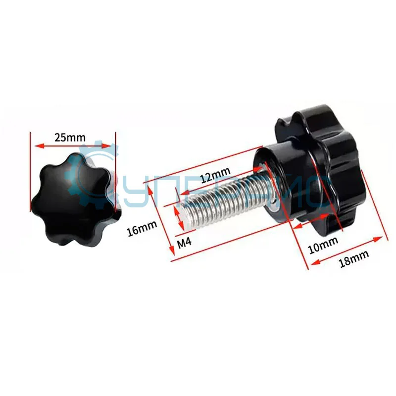 Винт из нержавеющей стали Jinchao М4 12 мм фото 1